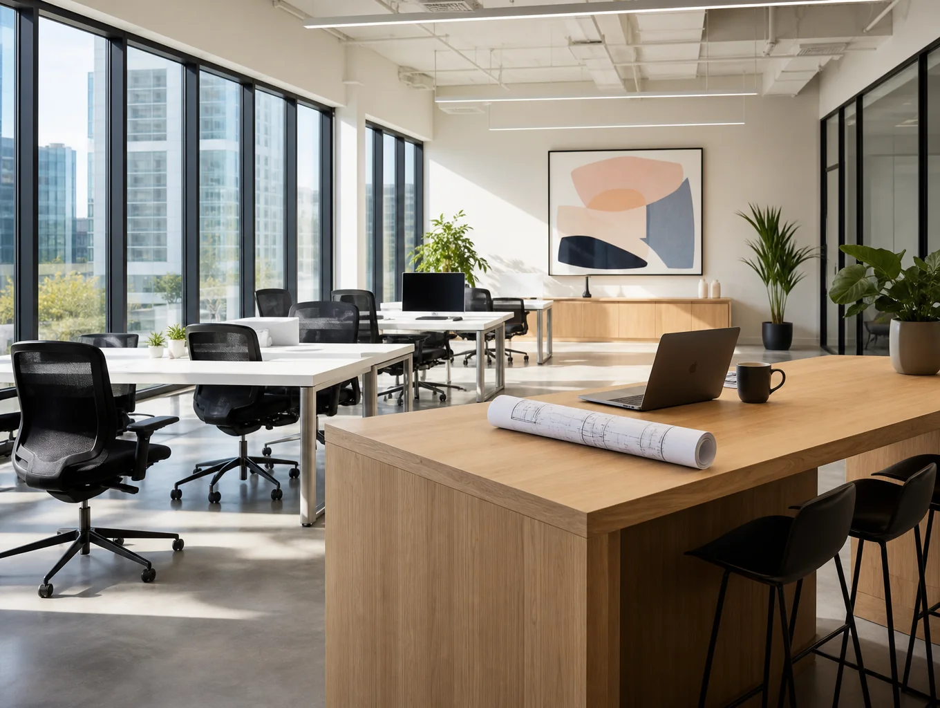 Professional office setting